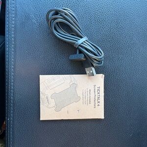 Black USB Charging Cable with Micro-B Connector